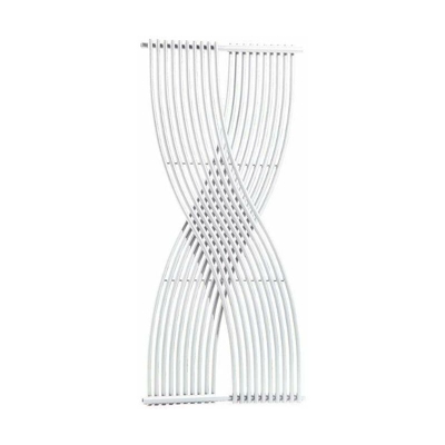 Termoarredo design colore bianco doppio Ercos Gemini | Bianco