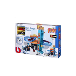 BBurrago Playset Garage Pista Stazione Dei Pompieri Con 2 Macchinine Auto 1:43 precio