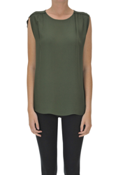 Crepè silk top precio