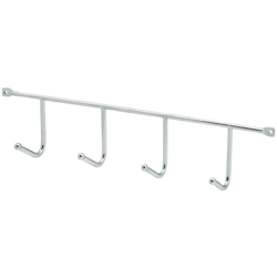 Appendiabiti in acciaio inossidabile a quattro ganci 29,5 cm. precio