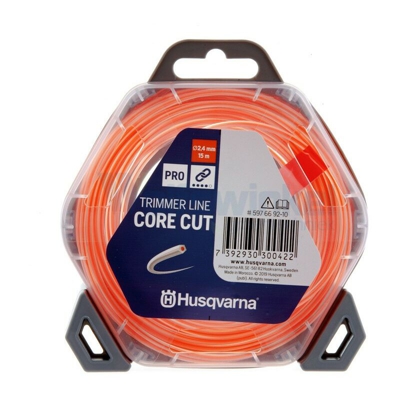 Filo in Nylon a Pentagono CORE CUT 3,00mm 10mt Arancio - HUSQVARNA 597669230