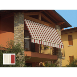 TENDA DA SOLE A CADUTA cm.400 x H.300 - giallo/bianco en oferta