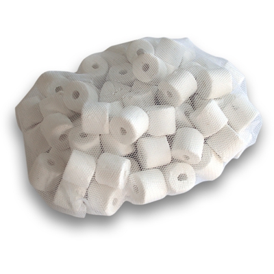 Anelli porosi in vetroceramica per acquari, 0,4kg, per la colonizzazione di batteri nitrificanti