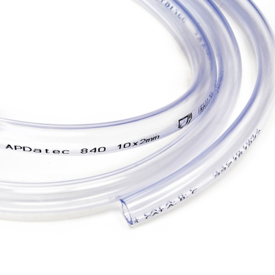 Wiltec - Tubo in PVC 10 x 2 mm trasparente e flessibile per acquario Articolo a metraggio