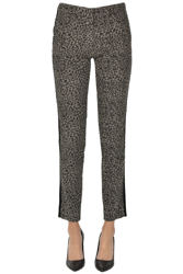 Animal print chino trousers precio