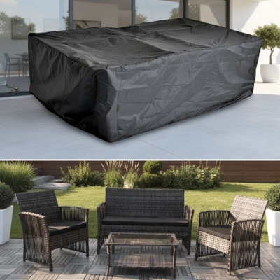 Mucola - Copertura Telone 135x132x132x78 Copertura gruppo di seduta Mobili da giardino Copertura