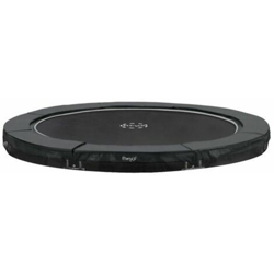 Etan - SOLO TRAMPOLINO Tappeto elastico interrato rotondo 427cm - grigio. Senza rete, versione sport, per adulti características