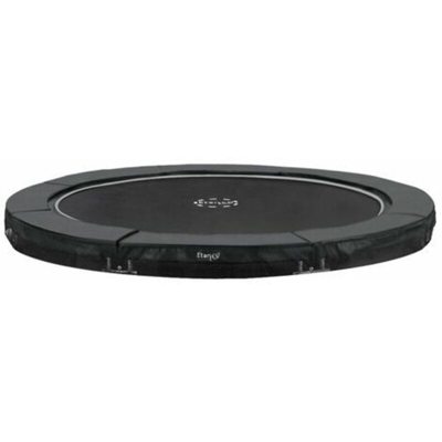 Etan - SOLO TRAMPOLINO Tappeto elastico interrato rotondo 427cm - grigio. Senza rete, versione sport, per adulti