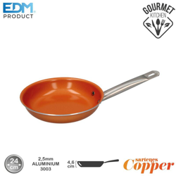 Padella antiaderente - 'linea rame' - tecnologia excilon - ø24cm - EDM precio