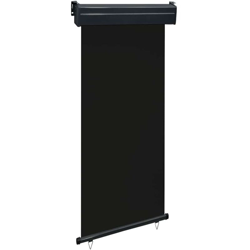 Tenda Laterale per Terrazzo 100x250 cm Nero - Nero - Vidaxl precio
