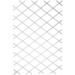 Pergolato da Giardino 100x200 cm PVC Bianco 6040703 - Bianco - Nature precio