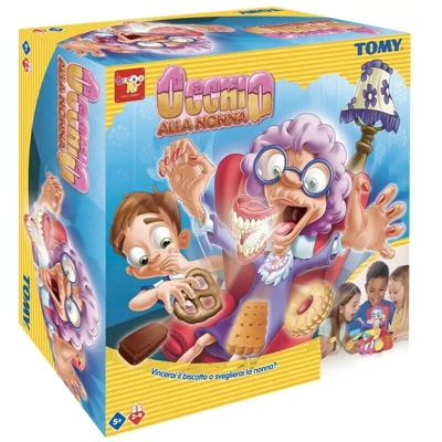 Gioco di Societa' Occhio alla Nonna Gioco da Tavola Anni 5+ da 2 a 4 Giocatori