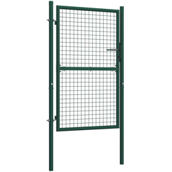 Cancello per Recinzione in Acciaio 100x200 cm Verde características