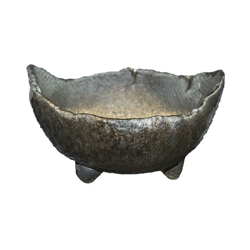 Vaso per bonsai Giapponese Morrisan ovale in gres smaltato viola-grigio antracite 11,5x9,5x4,5-5,5 cm - B13-26 en oferta