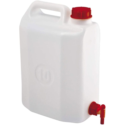 Mobil Plastic - Tanica In Plastica Da 20 Lt Con Rubinetto Girevole