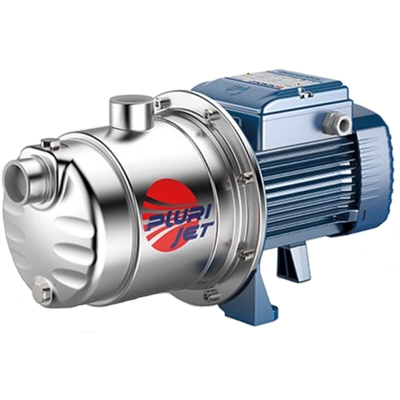 Pedrollo - Pompa di superficie per pozzo poco profondo PLURIJETm 4/100X molto silenziosa Monofase 0,75 kW autoadescante aspirazione massima 9 metri
