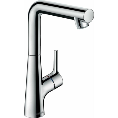 Miscelatore monocomando per lavabo Hansgrohe Talis S 210, scarico a scomparsa, bocca girevole 120°, sporgenza 162mm - 72105000