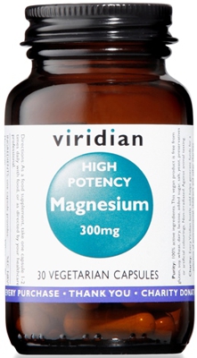 VIRIDIAN MAGNESIUM 300MG HIGH POTENCY 30CPS