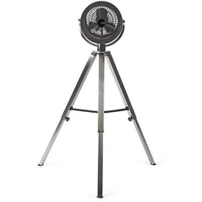 Nedis FNTR20CMT10 Ventilatore con Treppiede Metallo spazzolato 25 cm 45W