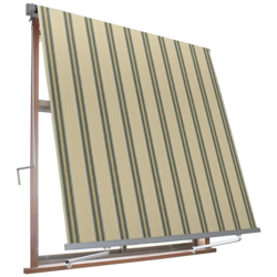 Tenda Sole Caduta 2,5X2,5 Mt Senza Cassonetto Bracci Beige Verde Balcone 683 precio