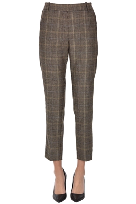 Prince of Wales print trousers