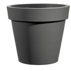 Vaso rotondo in resina 'Easy' 35 cm. Antracite en oferta