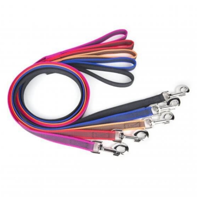 Guinzaglio Presa Color & Gray con manico Julius K9: Blu-Grigio 2 mt