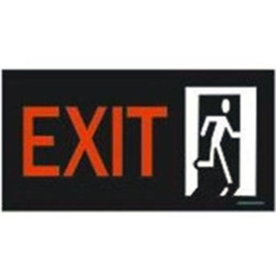 Insegna Luminosa A Led Con Logo Scritta Exit Colore Rosso Uscita Di Emergenza características
