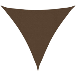 Vela Parasole 160 g/m² Marrone 4x4x4 m in HDPE - Marrone - Vidaxl precio