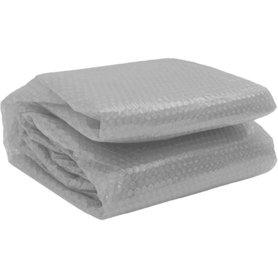 vidaXL Pellicola Galleggiante Solare PE Piscina 488 cm Grigia - Grigio