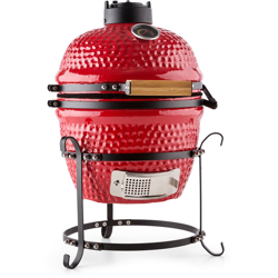 Klarstein - Princesize barbecue Kamado grill in ceramica griglia in acciaio inox affumicatore BBQ rosso características