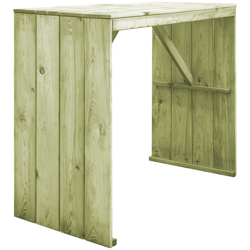 Tavolo da Bar in Legno di Pino Impregnato FSC 130x60x110 cm precio