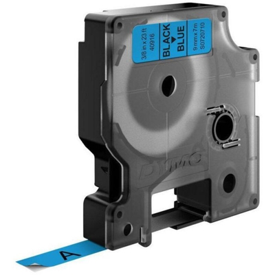 Nastro per etichette d1 9mmx7m nero/blu - Dymo