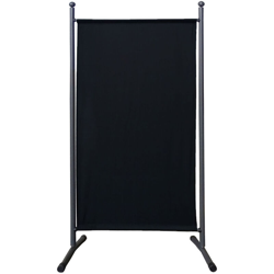 Paravento da Giardino 180 x 78 cm Divisorio in Tessuto Protezione della Privacy Nero características