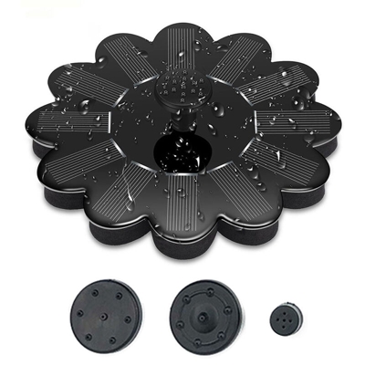 Galleggiante miniatura fontane solari all'aperto piscine decorative mangiatoie per uccelli fontana solare della pompa antincendio