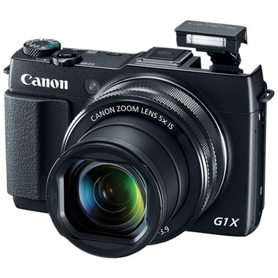 PowerShot G1 X Mark II Nero Sensore CMOS 12Mpx Zoom Ottico 5x Display 3'' Filmati Full HD Stabilizzato Wi-Fi / NFC GPS