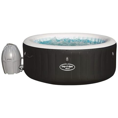 Lay-z-spa Miami Airjet 54123 (2/4 Posti 1,80m X 66 Cm), Vasca Idromassaggio Gonfiabile Con Pompa Di Filtraggio Integrata, Un Pezzo