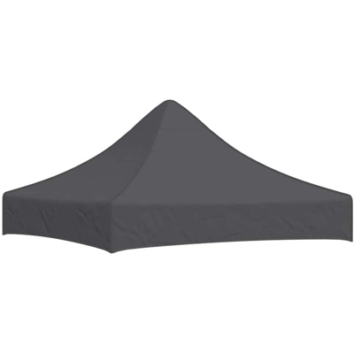 Tetto per Tendone per Feste 2x2 m Antracite 270 g/m² - Antracite - Vidaxl