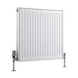 Hudson Reed Eco Radiatore Termoarredo a Piastra Type 11 - Termosifone Convettore Bianco - 669W - 600 x 600mm - Riscaldamento ad Acqua Calda características