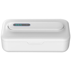 Ozono ultravioletto Scatola di immagazzinaggio a doppia purificazione Scatola di purificazione multifunzionale Batteria al litio incorporata Bianca precio