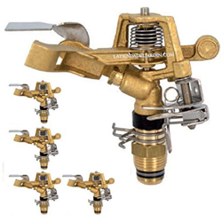 Irrigatore settoriale in ottone da 24? 1/2' , da 9 a 14 metri. 5 unit? características
