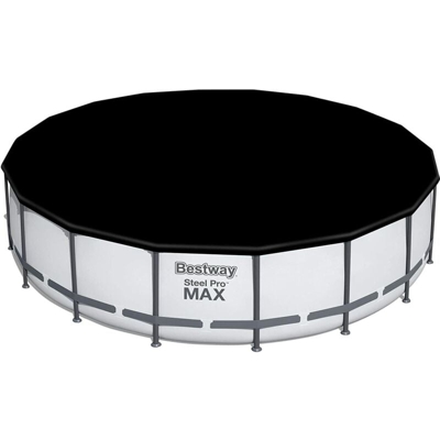 Set Copertura per Piscina Flowclear Fast 555 cm - Nero - Bestway