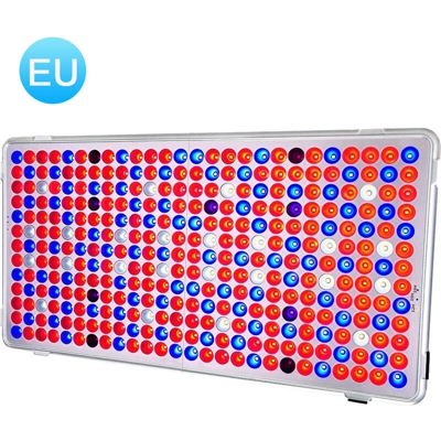 LED Grow Lights 600W 338 LED Riflettore Spettro multi-raggio a 16 bande Acquario Pianta Luce per piante da interno, verdure e fiori, con timer