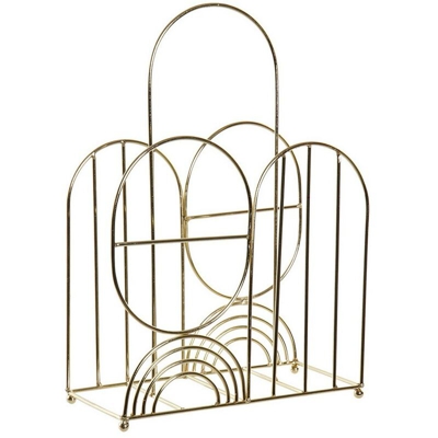 Portariviste Metallo (32 x 14.5 x 47 cm) - Dkd Home Decor