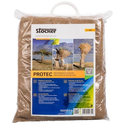 Protec Protezione in telo di iuta 1,0 x 5,0 m naturale - Stocker