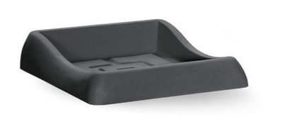 Sottovaso Quadrato Genesis | Tortora - 30 cm