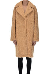 Camille eco-fur cocoon coat características