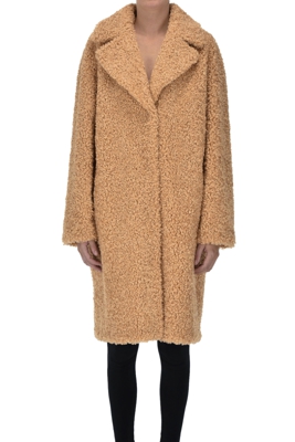 Camille eco-fur cocoon coat