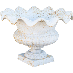 Vaso Orcio Portavaso in Ghisa Fioriera Grande da Giardino Terrazzo en oferta