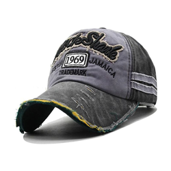 Distressed Baseball Cap Brown Snapback Outdoor Baseball Cap - Langray características